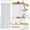 White, variant on PHANCIR Bathroom Accessories Set-22 PCS Bathroom Set with Shower Curtain and Hooks, Toilet Brush, Trash Can & Soap Dish, Black