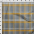 thumbnail image 3 of oneOone Cotton Poplin Gray Fabric Madras Check Fabric For Sewing Printed Craft Fabric By The Yard 56 Inch Wide, 3 of 4