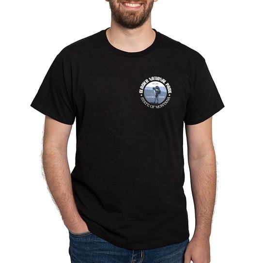 CafePress - Glacier National Park T Shirt - Men's Classic Cotton T-Shirts