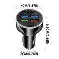 thumbnail image 2 of USB Car Charger Fast Charging 4USB Ports with Smart Technology & Compact Design for Road Trips, 2 of 8
