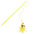 thumbnail image 1 of Cat Teaser Interactive Long: Catnip Faux Feather Mouse Pet Wand Toy Kitten Wand, 1 of 10
