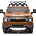 thumbnail image 2 of Licensed 24V Chevrolet Silverado 4x4 2 Seater Kids Ride On Car with RC, 2 of 5