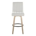 thumbnail image 6 of LumiSource Hank 30" Fixed-Height Barstool - Set of  2, 6 of 10