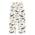 thumbnail image 3 of Lazy One Men's Novelty Pajama Pants – Funny Cotton Sleep Pants with Elastic Waistband & Pockets, Sharks 2x-large, 3 of 6