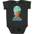 thumbnail image 3 of Inktastic Keep It Cool Melting Earth Ice Cream Cone Boys or Girls Baby Bodysuit, 3 of 5