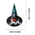 thumbnail image 2 of Fllostpr Halloween 14x15" Adult Prom Dress Up Witch Hat, Light Comfortable Decor for Party Masquerade Stage Performance, 2 of 7