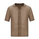 thumbnail image 4 of pstuiky camisetas para hombre, Suéter tejido de cuello alto y manga larga para hombre, nuevo diseño, color liso, con flores retorcidas, que mantiene el calor y cubre la cabeza. xl, 4 of 5