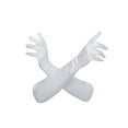 thumbnail image 1 of Gravity Threads Ladies Satin Opera Gloves 18" White, 1 of 2