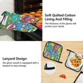 thumbnail image 4 of Funny Colorful Frog Face 5 Pcs Kitchen Set Heat Resistant Oven Mitts and Non-Slip Pot Holders with Adjustable Cooking Apron, 4 of 6