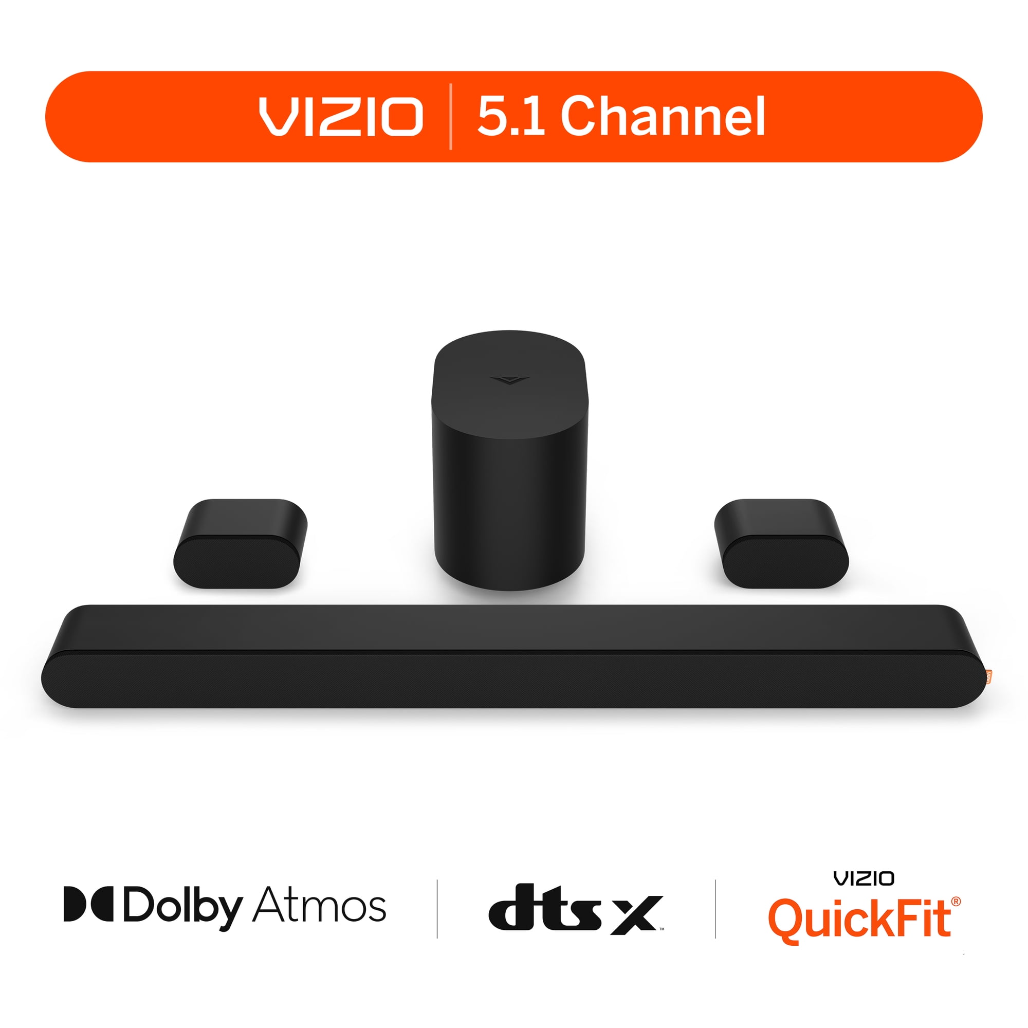 VIZIO 5.1 Soundbar SE with Dolby Atmos and DTS:X (SV510X-0806)