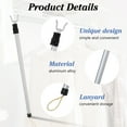 thumbnail image 4 of Miangastore 1PC Retractable Clothesline Pole Closet Hook Pole Adjustable Closet Pole Hook, 4 of 7