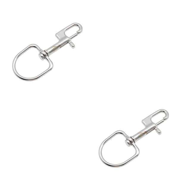 Yuarrent Perno de acero inoxidable Gancho a presión Flexible Giratorio Buceo Ganchos submarinos Accesorios BCD 110 MM Gancho único Type1 NO1