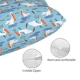thumbnail image 3 of Naloa Pelican Reed And Fish Pillow Covers, Throw Pillow Case Cushion Covers,Cushion for Bedroom,Couch,Home-20"x30", 3 of 6