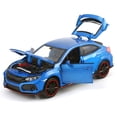 thumbnail image 1 of 1:32 Alloy Model Car Diecast Toy Collection Sound & Light Gift for Honda Civic Type R  Toy Car for Present Colletion, 1 of 10