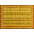 thumbnail image 1 of Ahgly Company Indoor Rectangle Abstract Yellow Modern Area Rugs, 8' x 12', 1 of 4