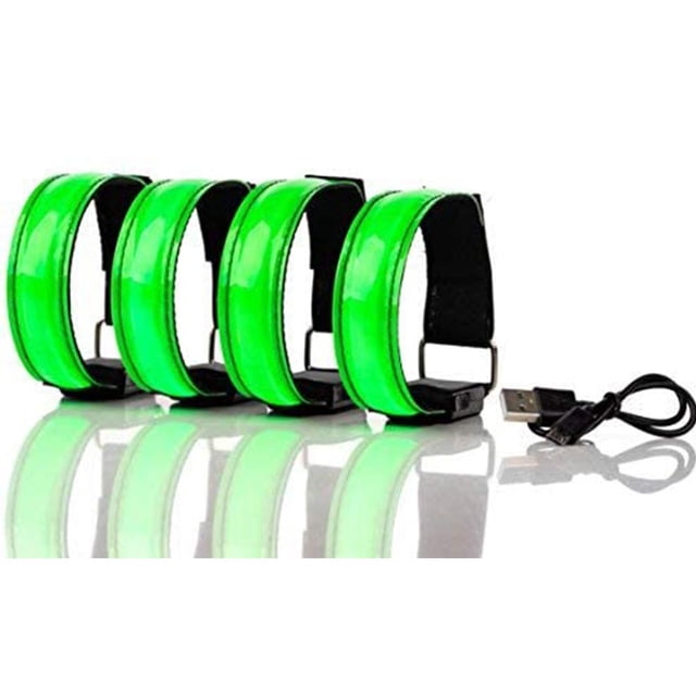 Escalada Carga USB LED Luminous Night Running Brazalete Pulsera Deportes al aire libre