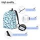 thumbnail image 3 of Easygdp Cute Shark Mochila de Lona Resistente para Laptop, Compatible con Laptops de 15 a 17 pulgadas, Ideal para Escuela, Trabajo y Viajes-Small, 3 of 5