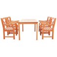 thumbnail image 1 of Vifah Malibu 5 Piece Patio Dining Set in Natural, 1 of 7