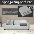 thumbnail image 5 of Dznils Sofa Couch Cushion Support for Sagging Seat, 20" x 20", Gray, Set of 3, 5 of 8