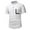 White, variant on Henley Shirts for Men Cotton Linen Button Up T Shirts Slim Fit Short Sleeve Workout T-Shirt Lightweight V Neck Tee Tops with Pocket Summer Beach Hippie Tshirts White XL