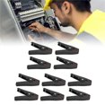 thumbnail image 4 of Battery Clips, 26mm / 1in Jaw Open Electrical Test Clamps High Accuracy Heavy Duty  For Hardware For Car For Electronics Black, 4 of 8