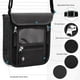 thumbnail image 4 of Funda de cuello con soporte para pasaporte WALNEW, cartera de viaje con bloqueo RFID, 4 of 9