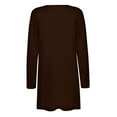 thumbnail image 4 of JUNWELL Cardigan for Women Women‘s Summer Long Sleeve Lightweight Sweaters Cardigans Fall Oversized Open Front Cardigans Coat with Pockets, 4 of 5