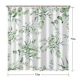 thumbnail image 5 of Waterproof Beautiful Colorful Floral Shower Curtain 72x72 Inch Boho Style Polyester Unique Shower Curtain for Bathroom Hotel Home Decor with 12 Plastic Hooks, 5 of 5