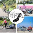 thumbnail image 5 of 2 Sets Bike Trailer Coupler Aicer Connector Bike Trailer Hitch Adapter Trailer Hitch Mount Coupler With 18 In 1 Snowflake Multi-tool, 5 of 5