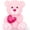 Pink, variant on Tezituor 12'' Teddy Bear Stuffed Animal Stuffed Bear Plush with I Love You Heart Plush Toy
