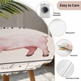 thumbnail image 3 of Farmhouse Pig Round Tablecloth for 36-44 Inch Tables, Fitted Table Cover with Elastic Edge, Watercolor Cute Animals Retro Art Waterproof Outdoor Table Cloth Protector for Patio Garden Dinner Picnic, 3 of 9