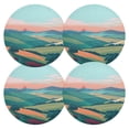 thumbnail image 2 of Ryvnso Mountain Art Landscape Round Plate Mats Dining Table Placemat 1 Piece for Holiday Decoration, 2 of 7