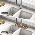 thumbnail image 4 of Vsdgher Various Pumpkins Kitchen Sink Splash Guard Faucet Mat -1 PC Super Absorbent Fast Drying Mat Sink Gadgets-Splash, Bathroom,Sink Mat,(15" X 5.5" ), 4 of 7