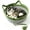 Green, variant on instinct basket for cats with Hanging Ball Toy, Wicker Weave Round Scratcher for Indoor Cats & Kittens, Stimuli Cat Instinct Basket, Natural Rope Teaser
