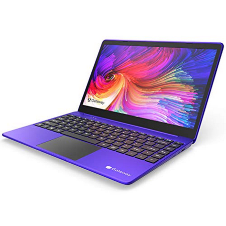 Gateway Touchscreen 11.6 HD 2-in-1 Convertible Laptop in Blue Intel N4020 4GB RAM 64GB SSD Mini-HDMI Webcam Windows 10 S
