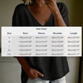 thumbnail image 3 of Women's Plus Size Peplum Lace Top V Neck 3/4 Sleeve, 3 of 7