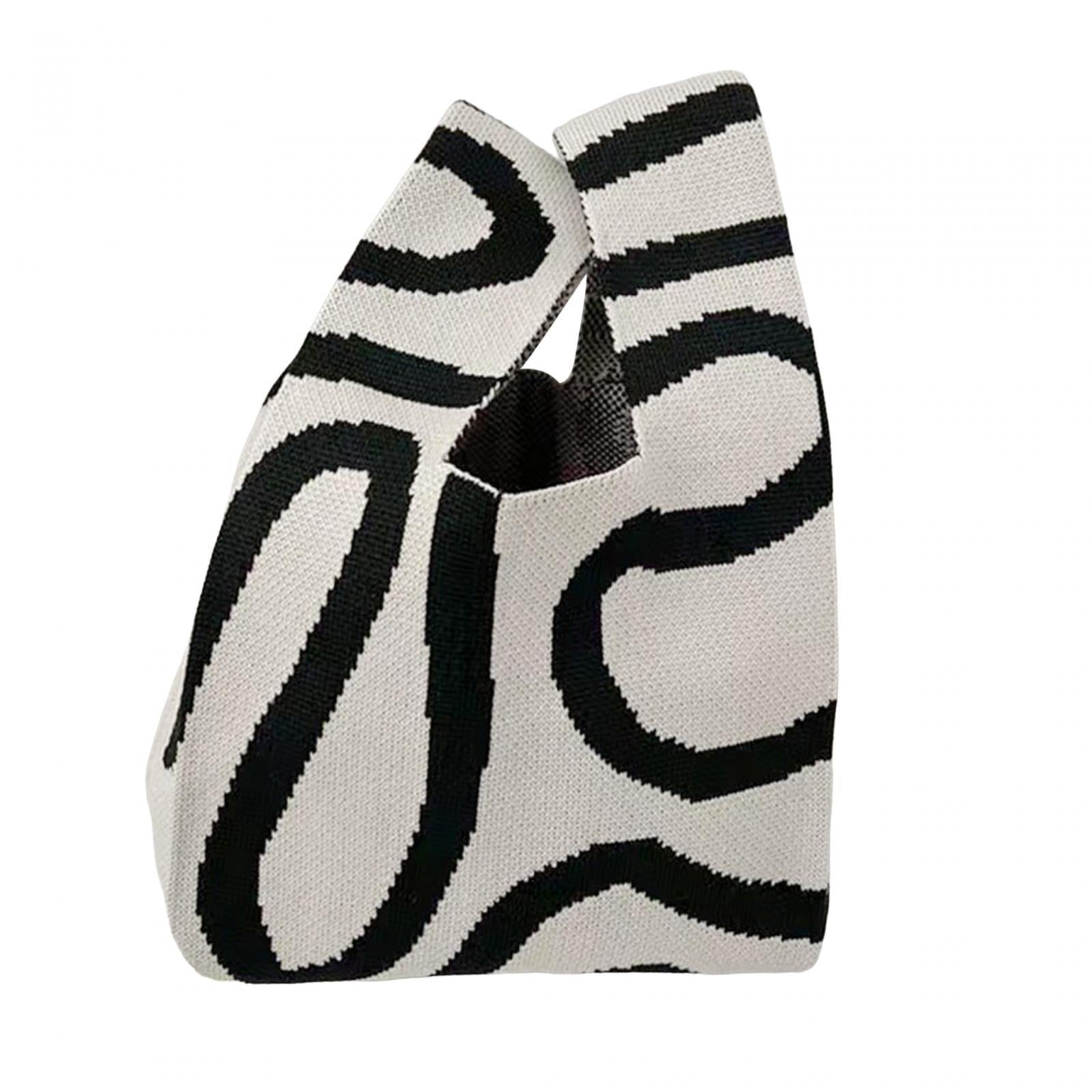 knitted Women Wallet,Knitted Women Handbag color Reusable Purse,Women Shoulder Bag Crocheted Aesthetic,Women Shopping Bag Summer Beach Fashionable,Boho Tote Bag Portable Travel Crossbody,Hand