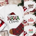 thumbnail image 3 of Camiseta Harajuku Vintage de Navidad para mujer, camisetas de manga corta, ropa informal para Festival, Camiseta estampada de Mama Claus 2020, 3 of 5
