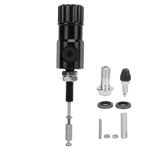 Bomba de embrague de freno de motocicleta, aleación de aluminio, modificación universal para motocicleta y bicicleta, color negro