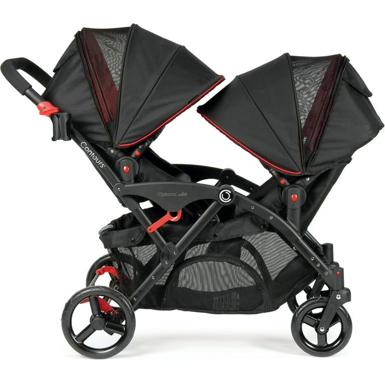 Contours options tandem sales stroller compatible car seats