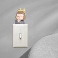 thumbnail image 3 of Resina 3D etiqueta de la pared Zulema interruptor decoración 5x2x6cm, 3 of 8