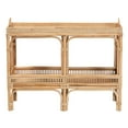 thumbnail image 3 of bali & pari Lombok Rattan BOHO Console Tables, Natural Brown, 3 of 9