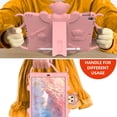 thumbnail image 4 of Kids Case for iPad 9th 8th 7th Generation 10.2 inch ,Light Weight Shock Proof Handle Friendly Convertible Stand Protective Kids Case for iPad 10.2 inch 9th 8th 7th Generation 2021 2020 2019,Rosegold, 4 of 7
