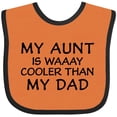 thumbnail image 3 of Inktastic My Aunt is Waaay Cooler Than My Dad Boys or Girls Baby Bib, 3 of 4