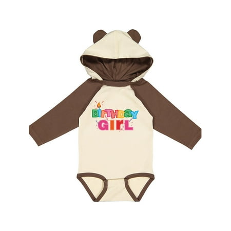 

Inktastic Birthday Girl Letters Gift Baby Girl Long Sleeve Bodysuit