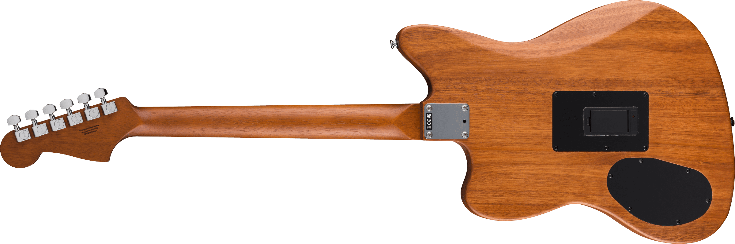 Fender Acoustasonic Standard Jazzmaster Acoustic-Electric Guitar, Solid Spruce Top, Aged Natural