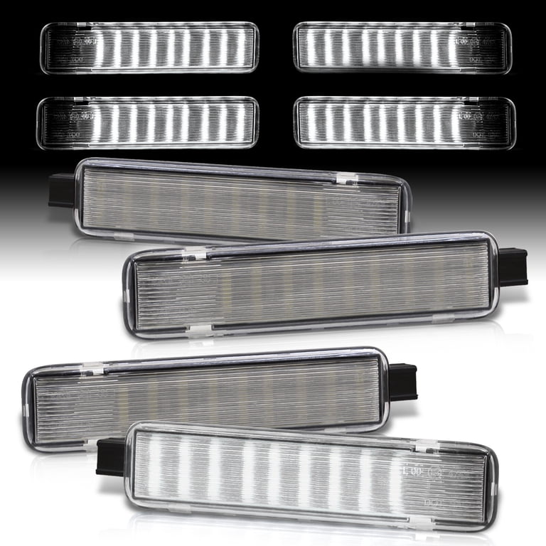 4-Piece LED Door Courtesy Light Kit – For Chevy Silverado, Suburban, Tahoe, GMC Sierra, Yukon