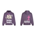 thumbnail image 1 of Sweat à Capuche Planète Cassé Tendance Américaine Imprimé Amusant de Rue plus Velours design Ample, 1 of 5