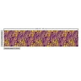 thumbnail image 3 of Ambesonne Leopard Fabric by the Yard Upholstery, Wild Cat Print Zebra Stripe, 2 Yards, Dark Magenta and Earth Yellow, 3 of 5