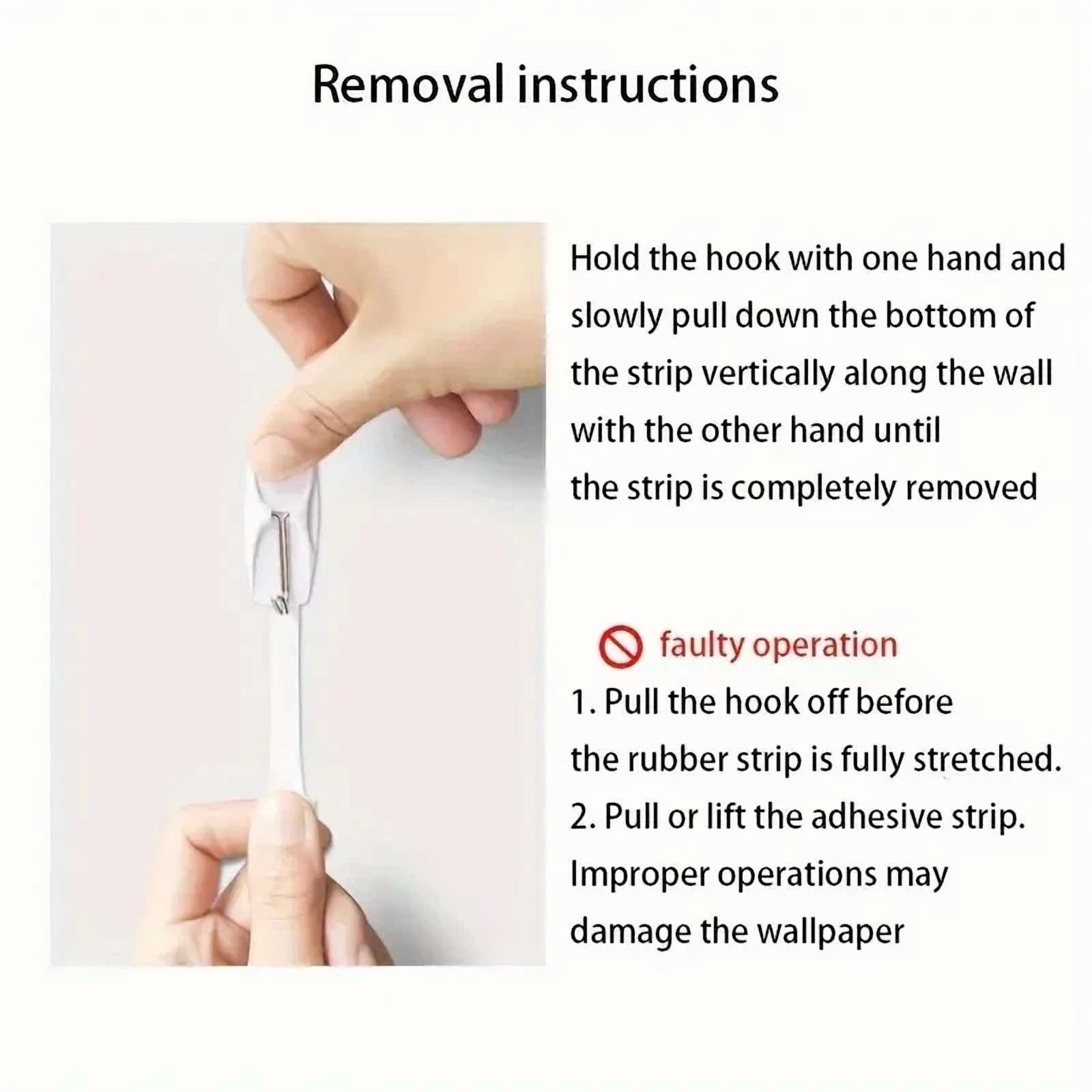 Picture Hanging Strips Large/Medium/Small 15 Pairs(30 Strips)Strips For Pictures